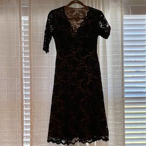 PRICE DROP!  Cabi Lined Black Lace Dress. Size M